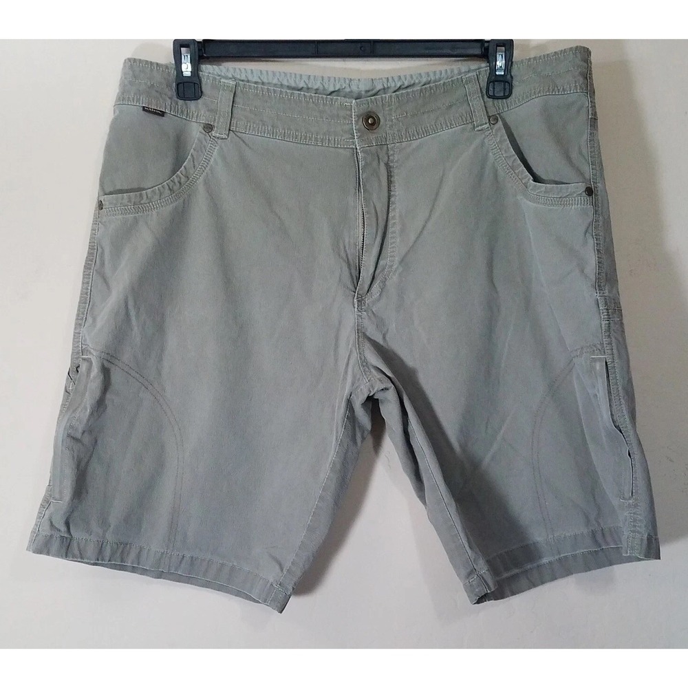 KUHL Shorts Men size 40 Casual Outdoor Cargo Hiking Vintage Patinadye Stretch